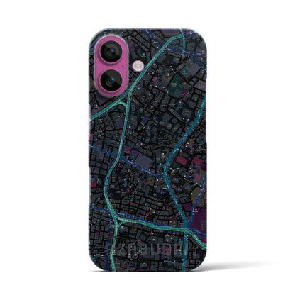 【麻布台（東京都）】地図柄iPhoneケース（バックカバータイプ）