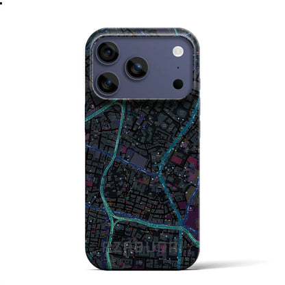 【麻布台（東京都）】地図柄iPhoneケース（バックカバータイプ）