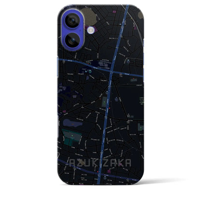 【小豆坂（愛知県）】地図柄iPhoneケース（バックカバータイプ）