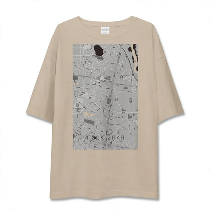 【小豆坂（愛知県）】地図柄ビッグシルエットTシャツ