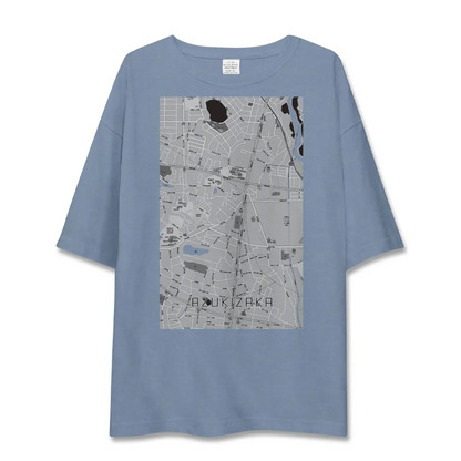 【小豆坂（愛知県）】地図柄ビッグシルエットTシャツ