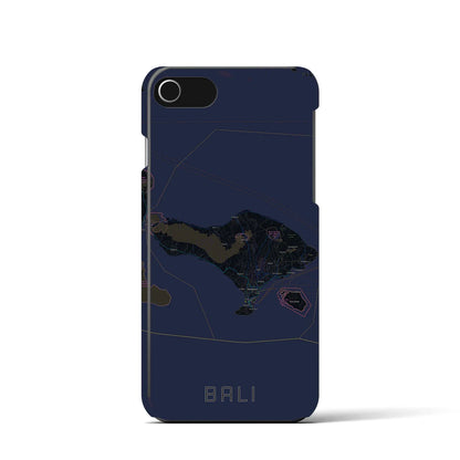【バリ（インドネシア）】地図柄iPhoneケース（バックカバータイプ）