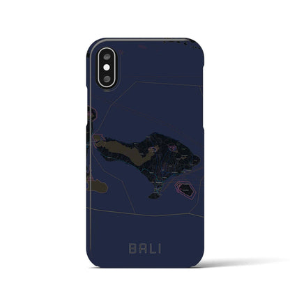 【バリ（インドネシア）】地図柄iPhoneケース（バックカバータイプ）