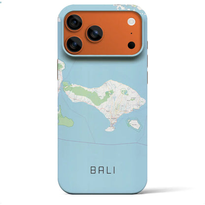 【バリ（インドネシア）】地図柄iPhoneケース（バックカバータイプ）