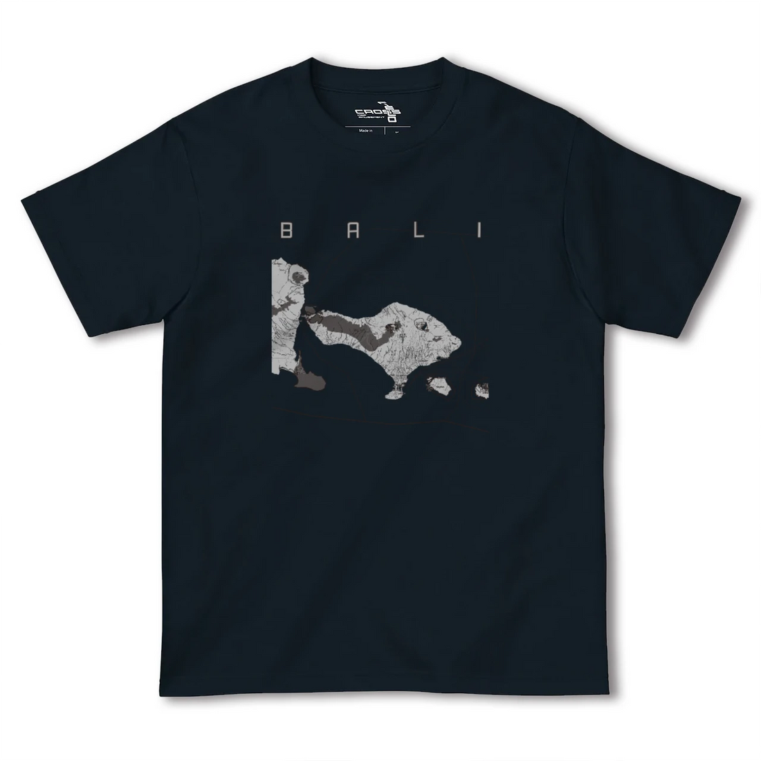 【バリ(インドネシア)】地図柄ヘビーウェイトTシャツ