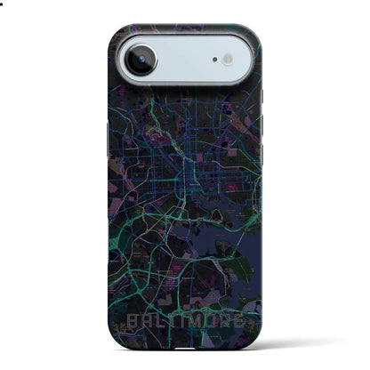 【ボルチモア（アメリカ）】地図柄iPhoneケース（バックカバータイプ）