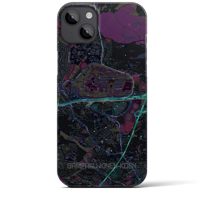 【万博記念公園（大阪府）】地図柄iPhoneケース（バックカバータイプ）