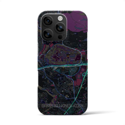 【万博記念公園（大阪府）】地図柄iPhoneケース（バックカバータイプ）