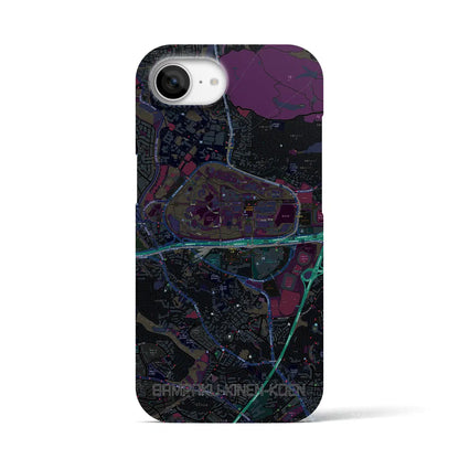 【万博記念公園（大阪府）】地図柄iPhoneケース（バックカバータイプ）