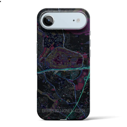 【万博記念公園（大阪府）】地図柄iPhoneケース（バックカバータイプ）