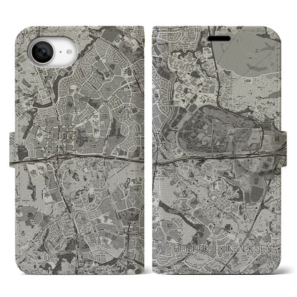 【万博記念公園（大阪府）】地図柄iPhoneケース（手帳タイプ）