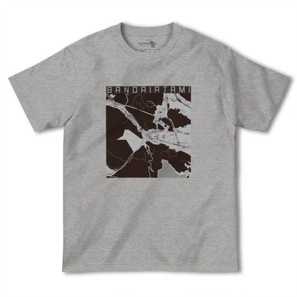 【磐梯熱海（福島県）】地図柄ヘビーウェイトTシャツ