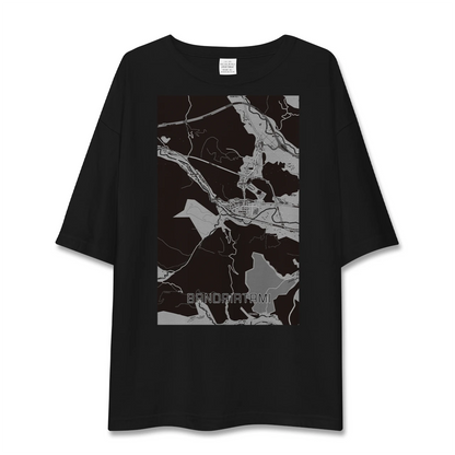 【磐梯熱海（福島県）】地図柄ビッグシルエットTシャツ