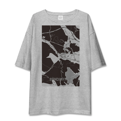 【磐梯熱海（福島県）】地図柄ビッグシルエットTシャツ