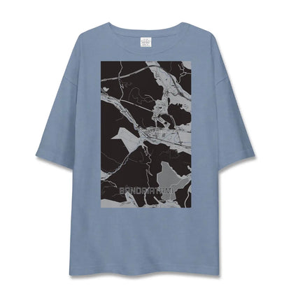 【磐梯熱海（福島県）】地図柄ビッグシルエットTシャツ