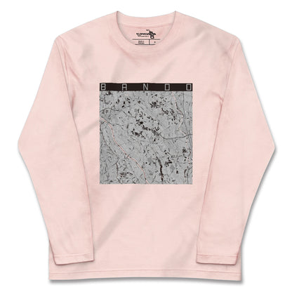 【坂東（茨城県）】地図柄ロングスリーブTシャツ
