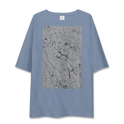 【坂東（茨城県）】地図柄ビッグシルエットTシャツ
