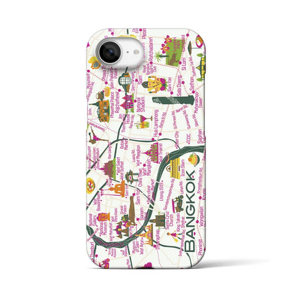 【バンコク】イラストマップiPhoneケース（バックカバータイプ）