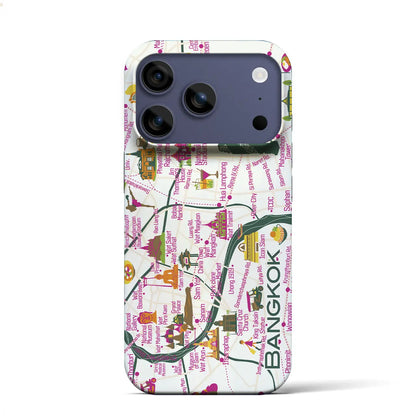 【バンコク】イラストマップiPhoneケース（バックカバータイプ）