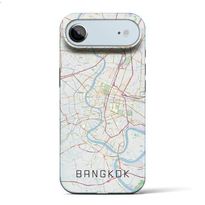 【バンコク（タイ）】地図柄iPhoneケース（バックカバータイプ）