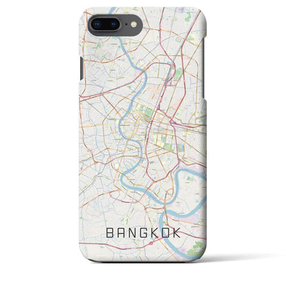 【バンコク（タイ）】地図柄iPhoneケース（バックカバータイプ）