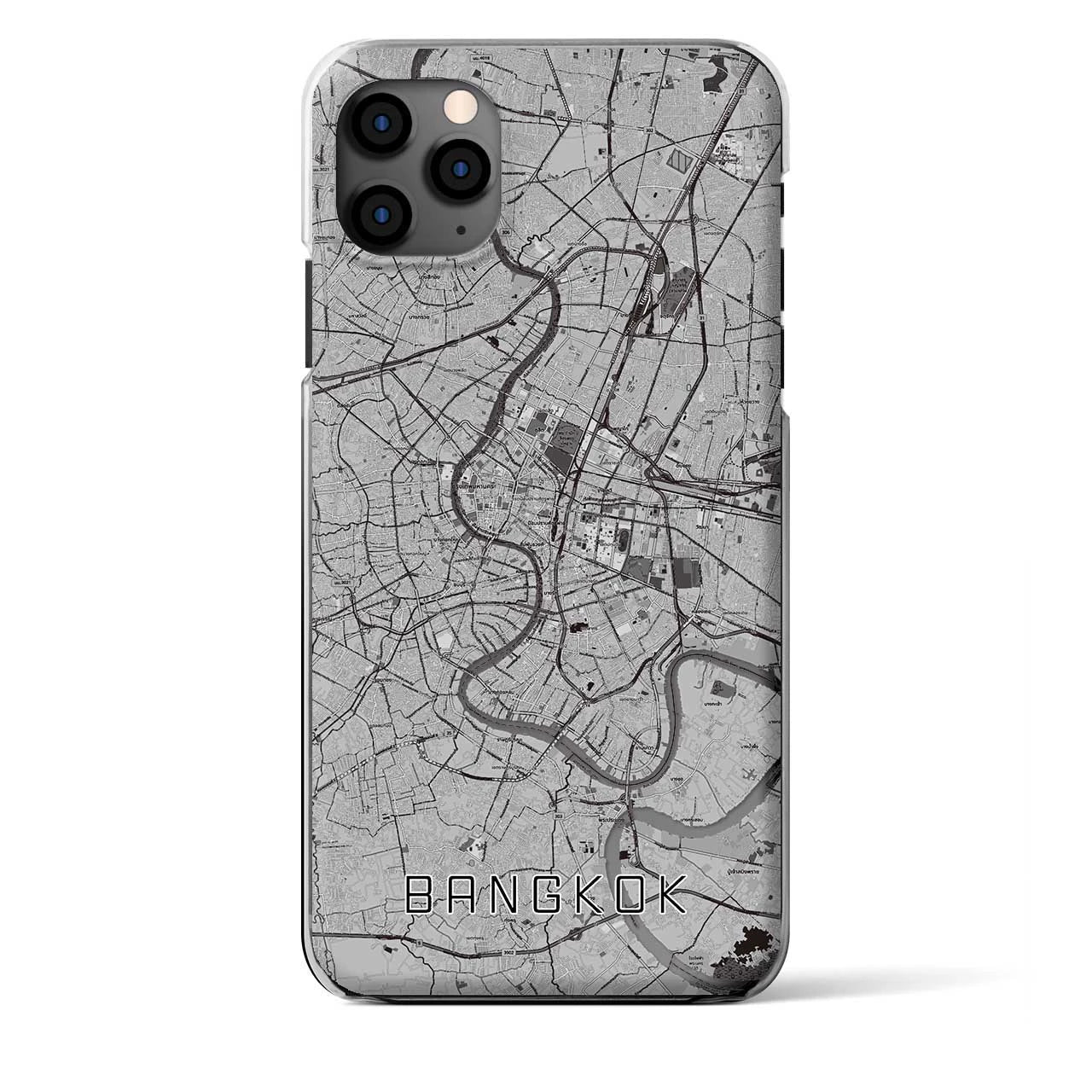 【バンコク（タイ）】地図柄iPhoneケース（クリアタイプ）