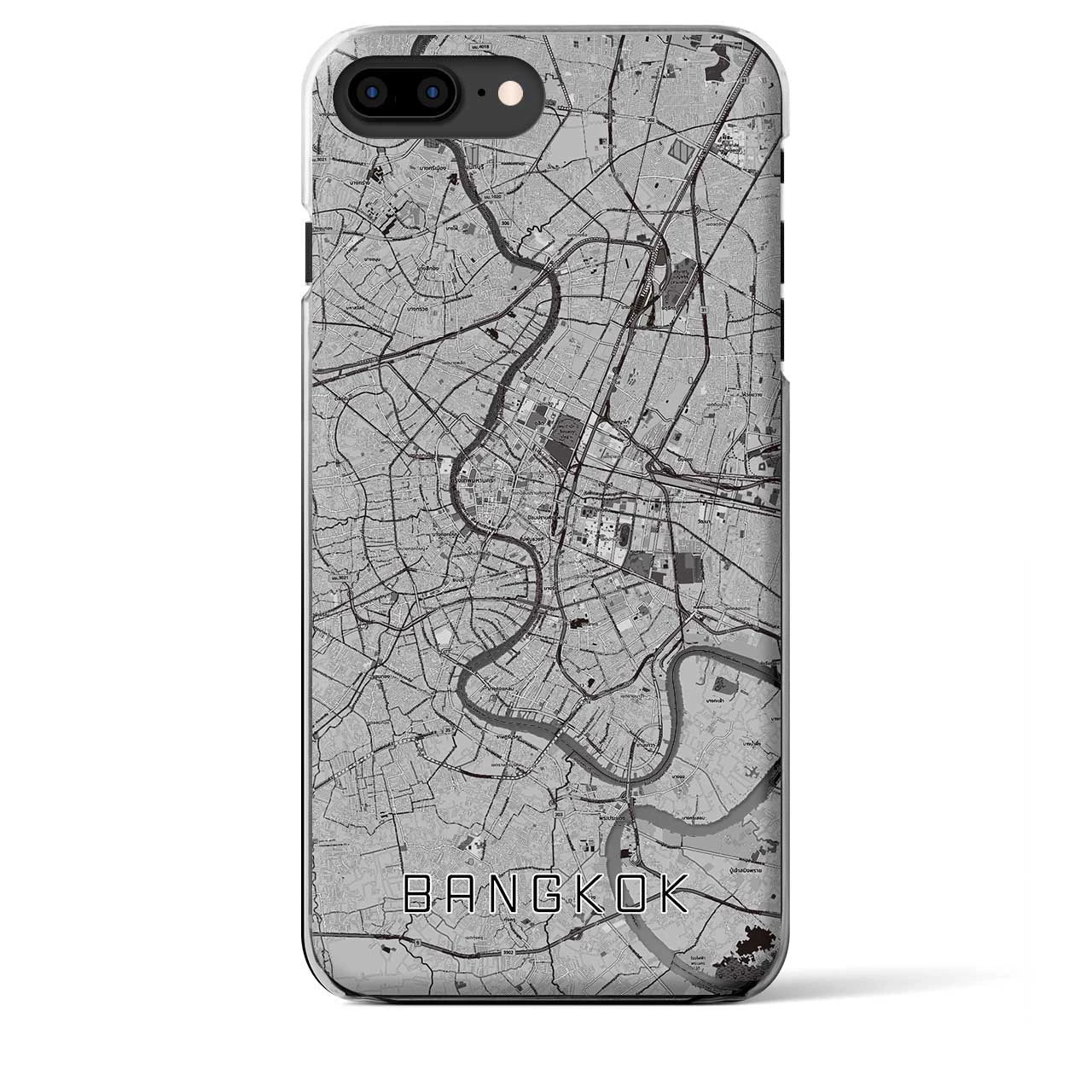 【バンコク（タイ）】地図柄iPhoneケース（クリアタイプ）