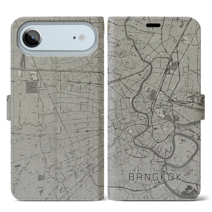 【バンコク（タイ）】地図柄iPhoneケース（手帳タイプ）
