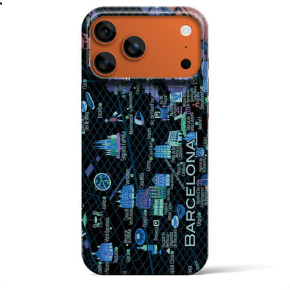 【バルセロナ】イラストマップiPhoneケース（バックカバータイプ）