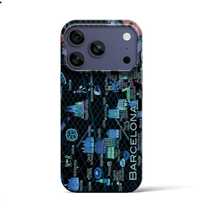 【バルセロナ】イラストマップiPhoneケース（バックカバータイプ）