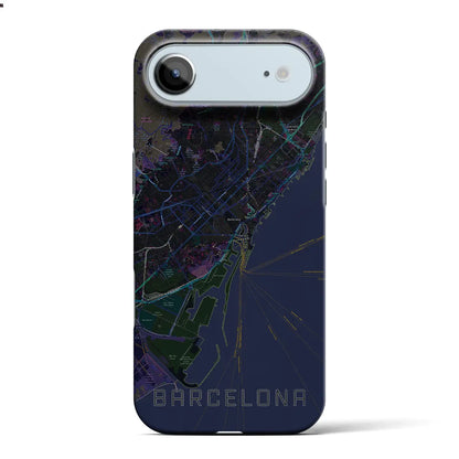 【バルセロナ（スペイン）】地図柄iPhoneケース（バックカバータイプ）