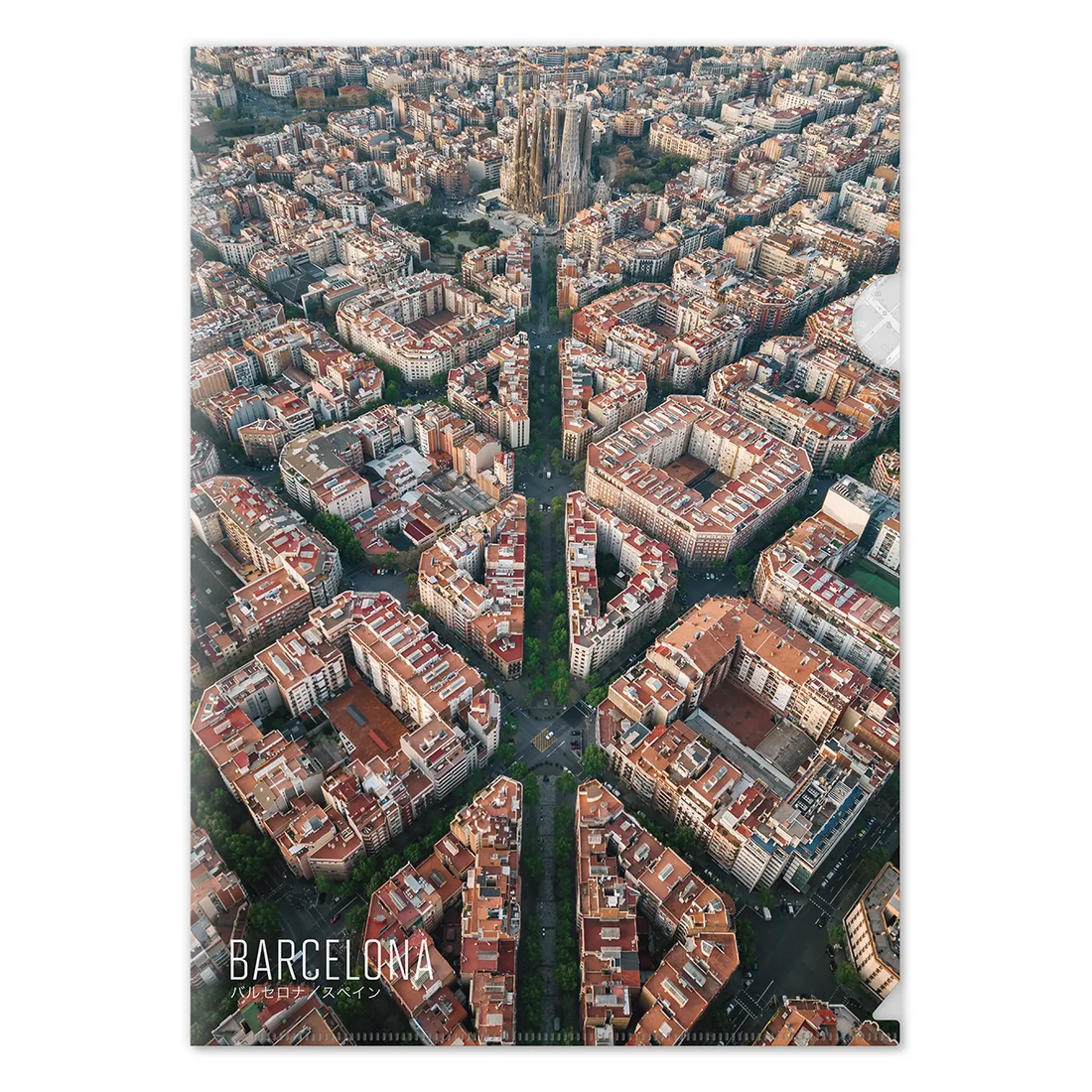 【バルセロナ(スペイン)】Map World クリアファイル