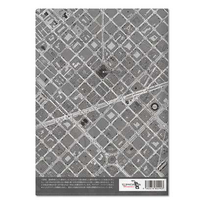 【バルセロナ（スペイン）】Map World クリアファイル