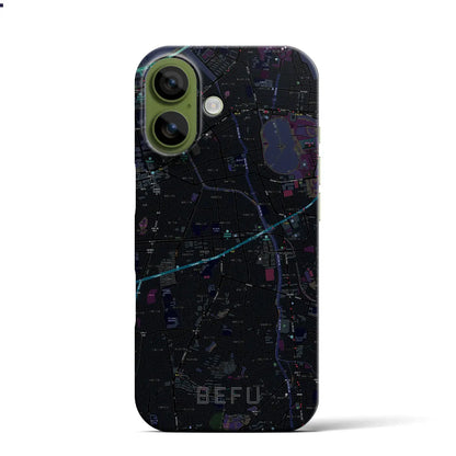 【別府（福岡県）】地図柄iPhoneケース（バックカバータイプ）