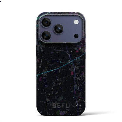 【別府（福岡県）】地図柄iPhoneケース（バックカバータイプ）