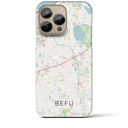 【別府（福岡県）】地図柄iPhoneケース（バックカバータイプ）