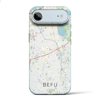 【別府（福岡県）】地図柄iPhoneケース（バックカバータイプ）