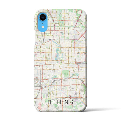 【北京（中華人民共和国）】地図柄iPhoneケース（バックカバータイプ）