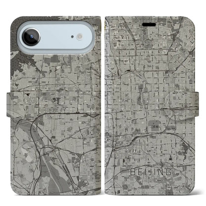 【北京（中華人民共和国）】地図柄iPhoneケース（手帳タイプ）