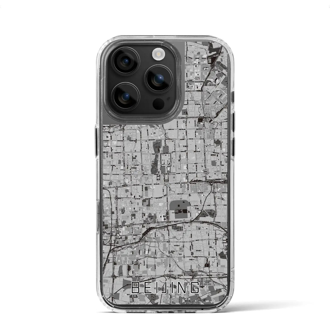 【北京（中華人民共和国）】地図柄iPhoneケース（MagSafeタイプ）