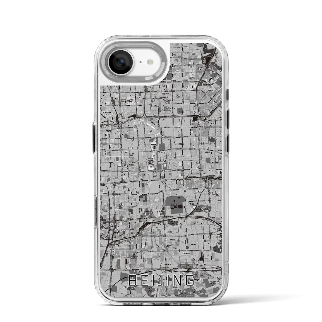 【北京（中華人民共和国）】地図柄iPhoneケース（MagSafeタイプ）