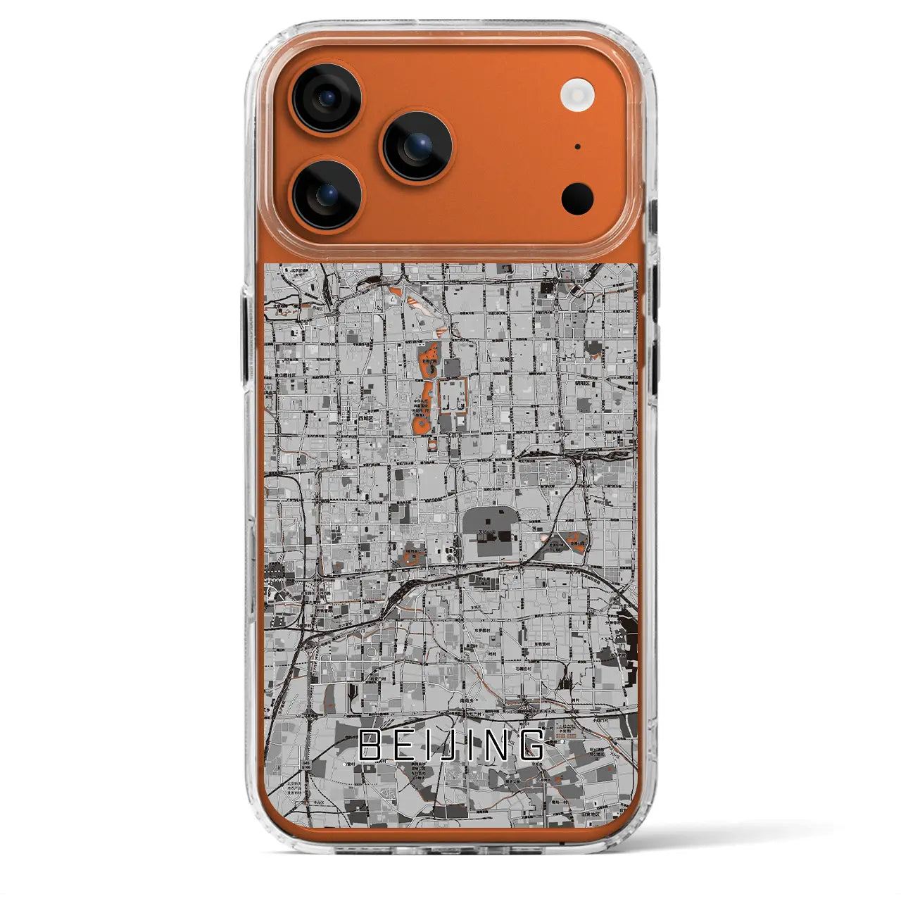 【北京（中華人民共和国）】地図柄iPhoneケース（MagSafeタイプ）