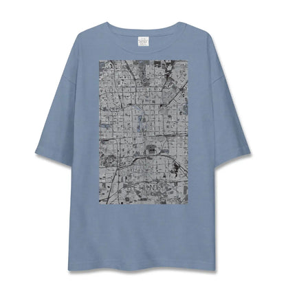 【北京（中華人民共和国）】地図柄ビッグシルエットTシャツ