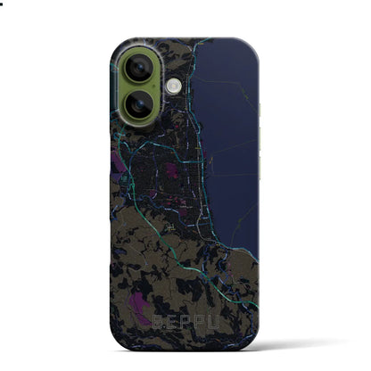 【別府（大分県）】地図柄iPhoneケース（バックカバータイプ）