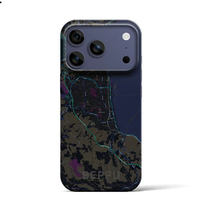 【別府（大分県）】地図柄iPhoneケース（バックカバータイプ）