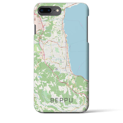 【別府（大分県）】地図柄iPhoneケース（バックカバータイプ）