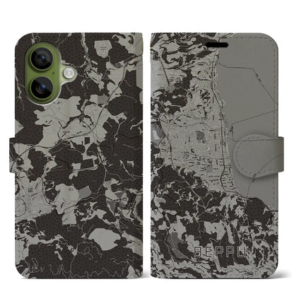 【別府（大分県）】地図柄iPhoneケース（手帳タイプ）