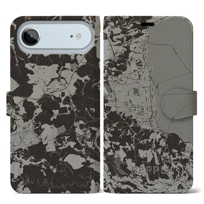 【別府（大分県）】地図柄iPhoneケース（手帳タイプ）