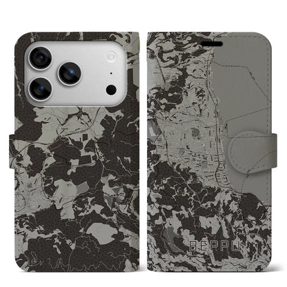 【別府（大分県）】地図柄iPhoneケース（手帳タイプ）