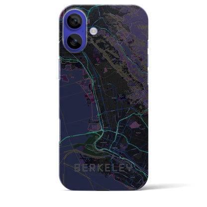 【バークレー（アメリカ）】地図柄iPhoneケース（バックカバータイプ）